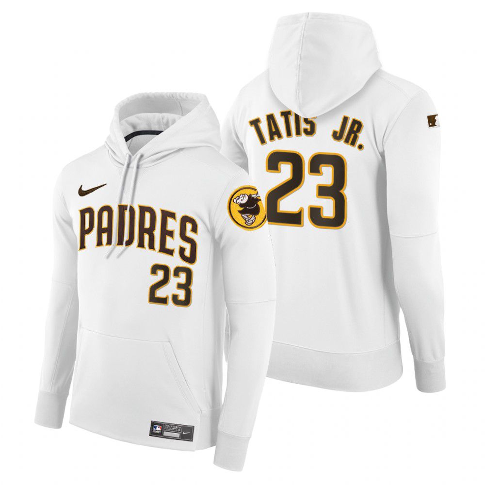 Men Pittsburgh Pirates #23 Tatis jr white home hoodie 2021 MLB Nike Jerseys->pittsburgh pirates->MLB Jersey
